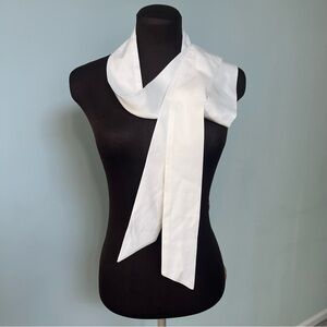 White Sash Belt Scarf Extra Long 104” x 2 5/8”